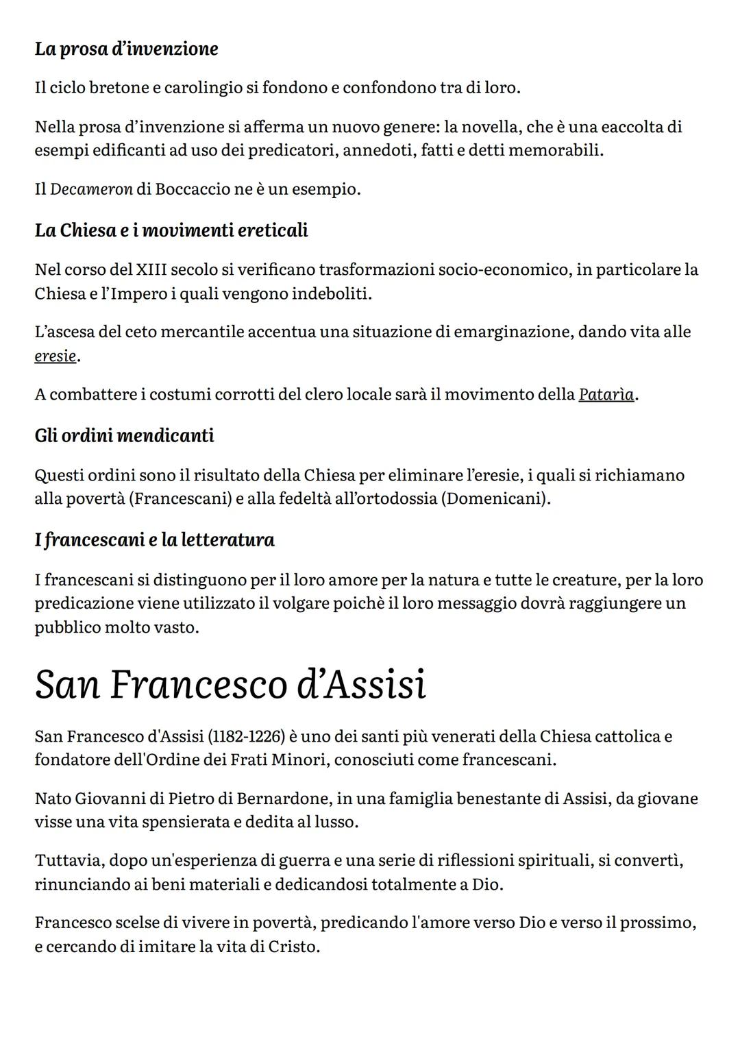 --- OCR Start ---
L'Età Comunale
In Italia
Con analisi de "Il cantico di Frate Sole"
La situazione Politica in Italia
Durante il Duecento e 