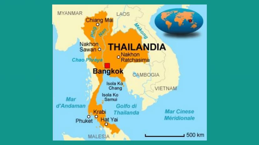THAILANDIA TERRITORIO
-SITUATA IN GRAN PARTE NELLA PENISOLA INDOCinese e MALESE
-SI AFFACCIA SUL: -GOLFO DEL SIAM
-MAR DELLE ANDAMANe
-IL TE