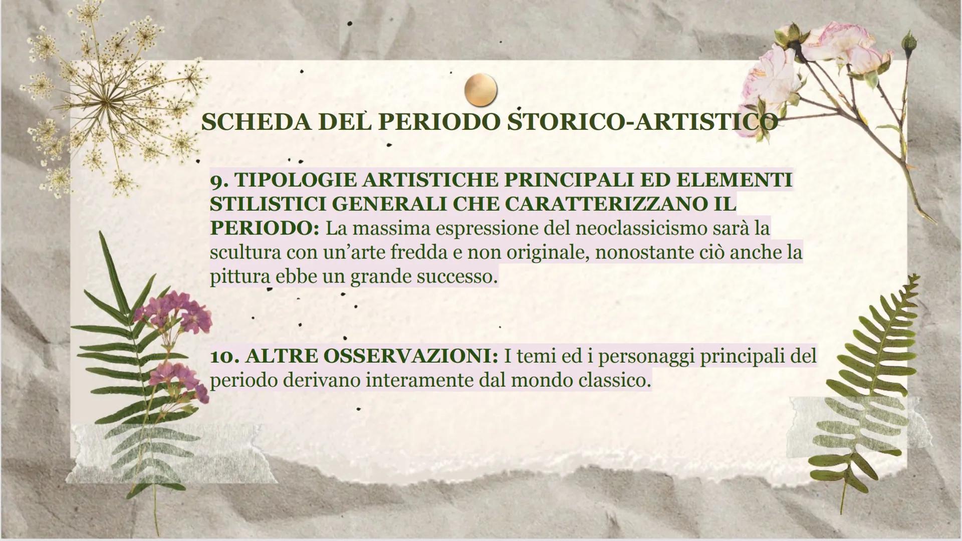 IL NEOCLASSICISMO
. &
(1750-1800)
AMORE E PSICHE
CANOVA ANTONIO (1787-1793)
Me SCHEDA DEL PERIODO STORICO-ARTISTICO
1. NOME DEL PERIODO: Neo