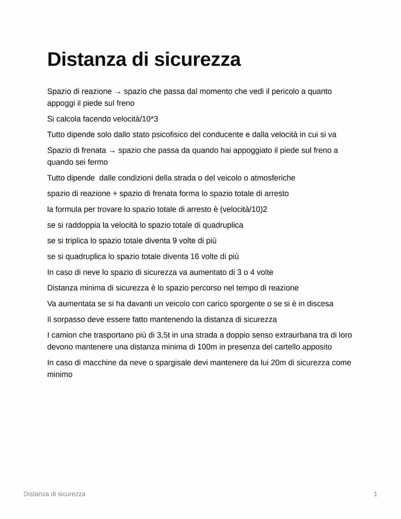 Segnali di obbligo appunti
↑
• Obbligo di proseguire diritto
. Al primo incrocio non puoi girare
non indica un senso unico
• Obbligo di svol
