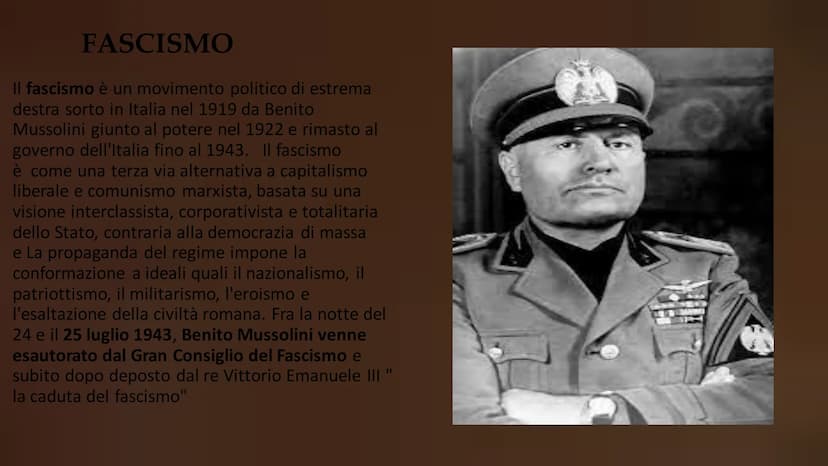 Ⓒ
S
TOTALITARISMO TOTALITARISMO
Il totalitarismo è un "sistema
politico autoritario in cui tutti i
poteri sono concentrati in un unico
parti