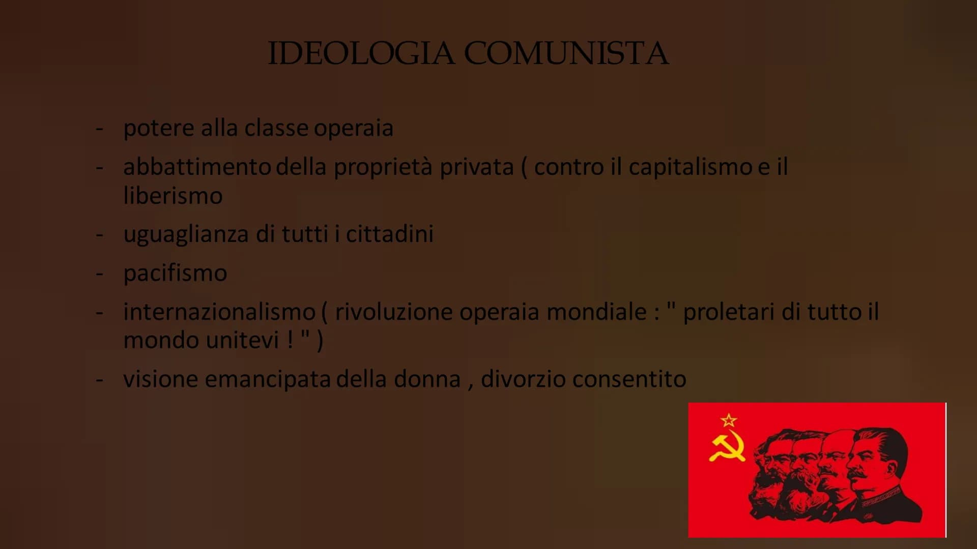 Ⓒ
S
TOTALITARISMO TOTALITARISMO
Il totalitarismo è un "sistema
politico autoritario in cui tutti i
poteri sono concentrati in un unico
parti