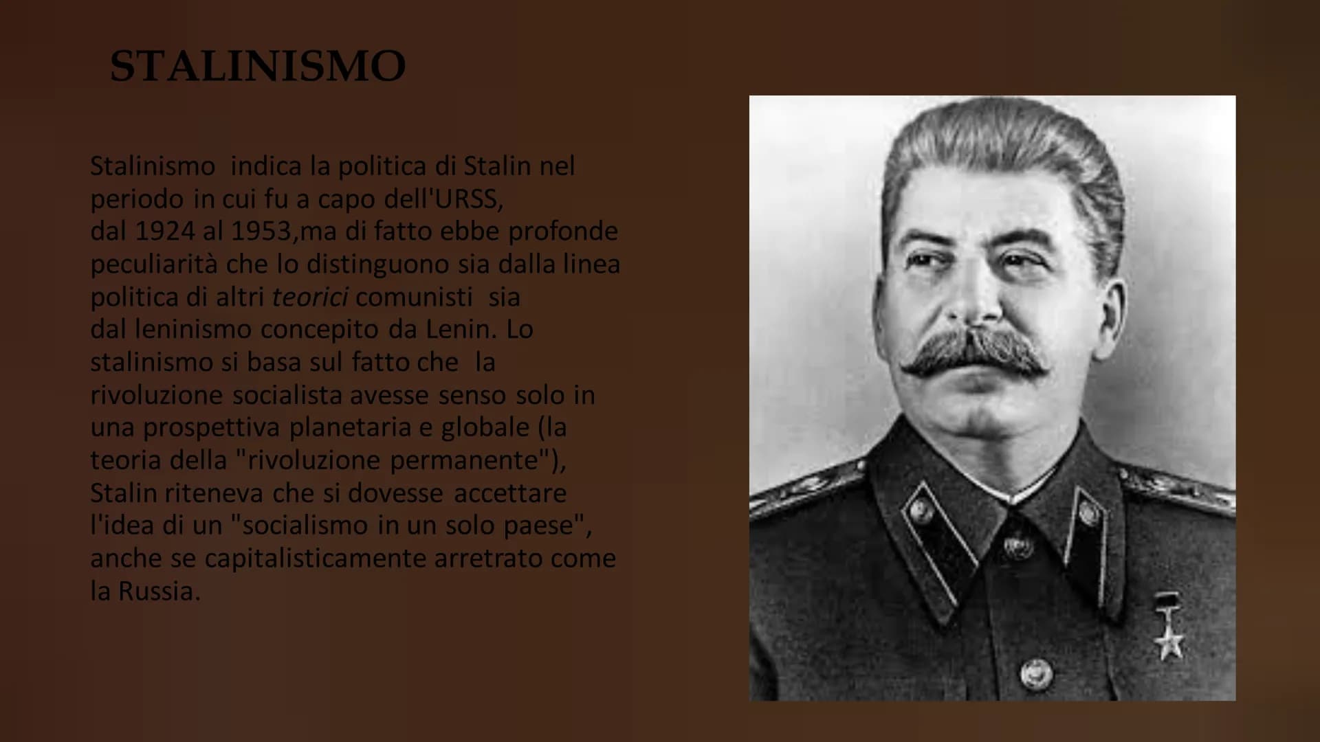 Ⓒ
S
TOTALITARISMO TOTALITARISMO
Il totalitarismo è un "sistema
politico autoritario in cui tutti i
poteri sono concentrati in un unico
parti