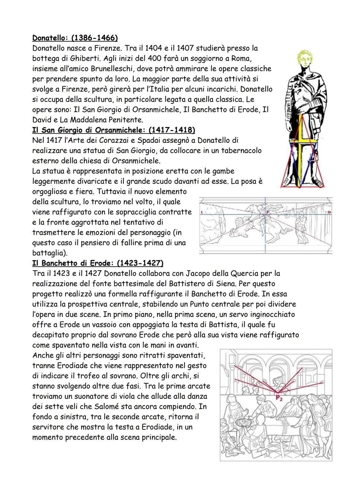 Storia dell'Arte
Il Concorso del 1401:
Nel 1401, L'Arte dei Mercanti, una delle più ricche corporazioni di categoria di
Firenze, fece bandir