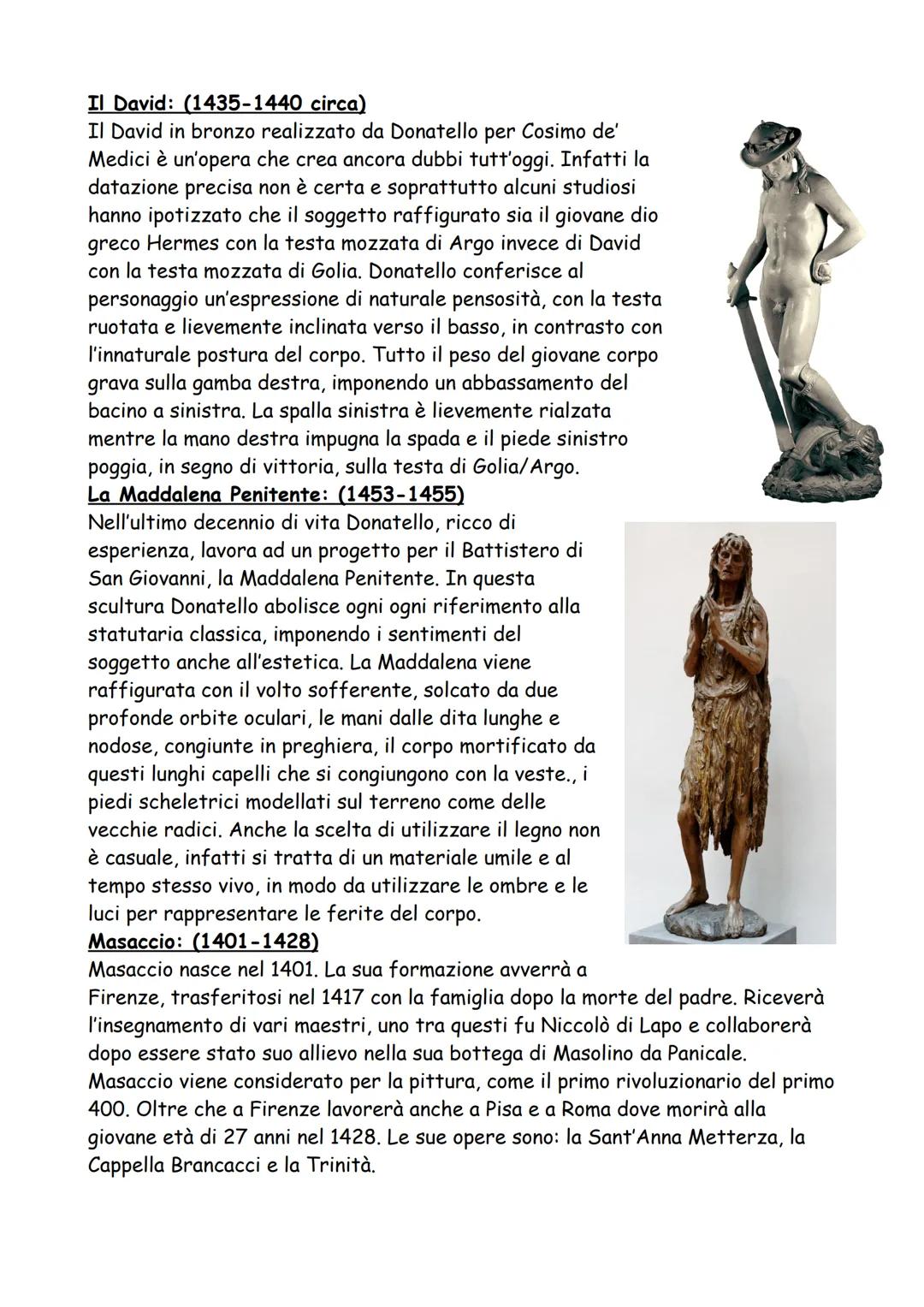 Storia dell'Arte
Il Concorso del 1401:
Nel 1401, L'Arte dei Mercanti, una delle più ricche corporazioni di categoria di
Firenze, fece bandir