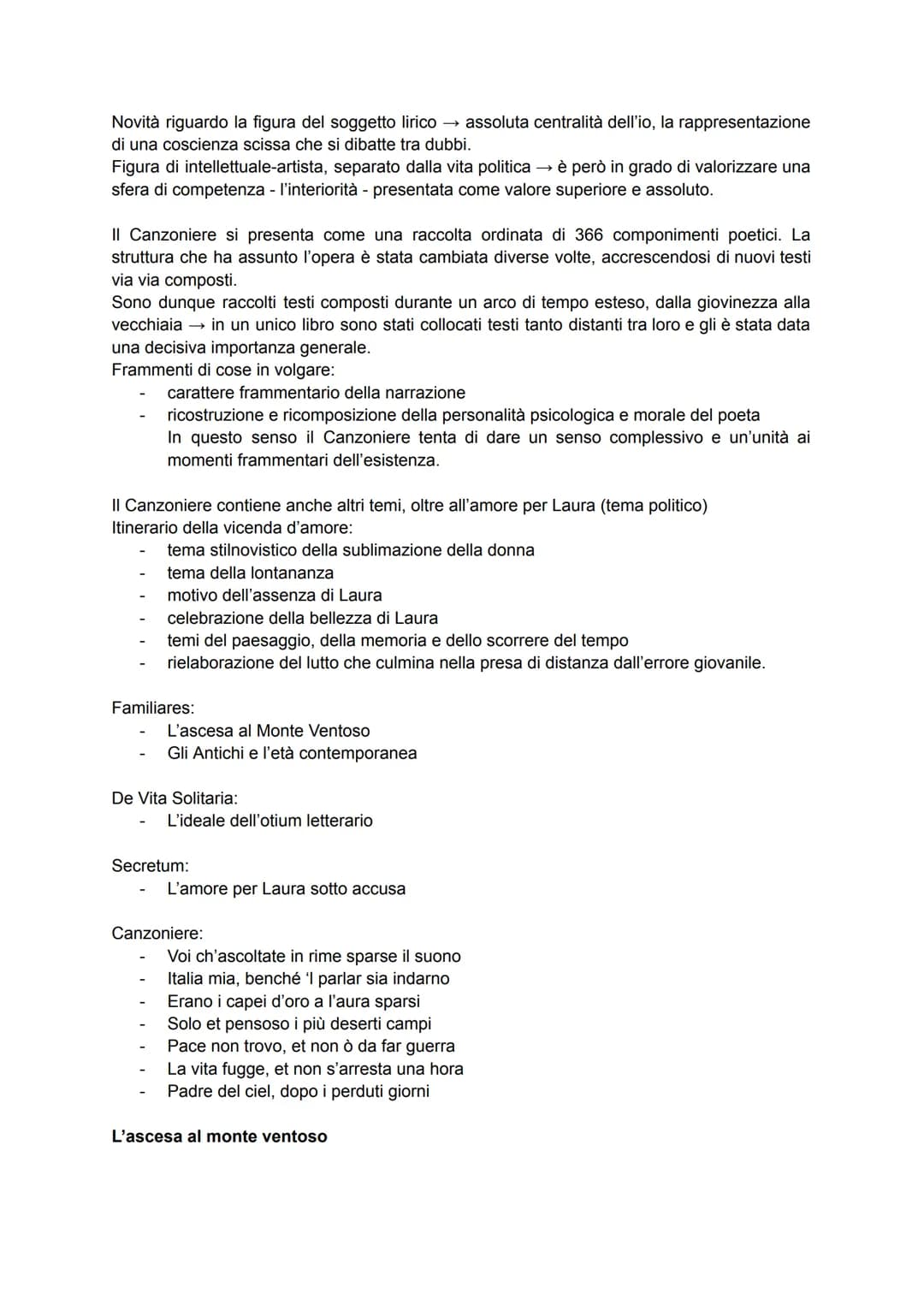 Francesco Petrarca
Petrarca può essere considerato una figura nuova di intellettuale, anticipa la figura
intellettuale che dominerà la scena
