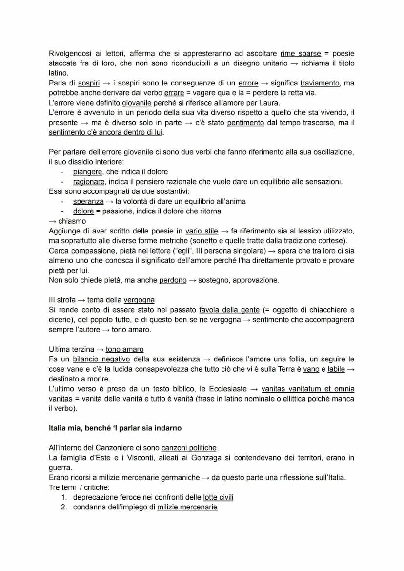 Francesco Petrarca
Petrarca può essere considerato una figura nuova di intellettuale, anticipa la figura
intellettuale che dominerà la scena