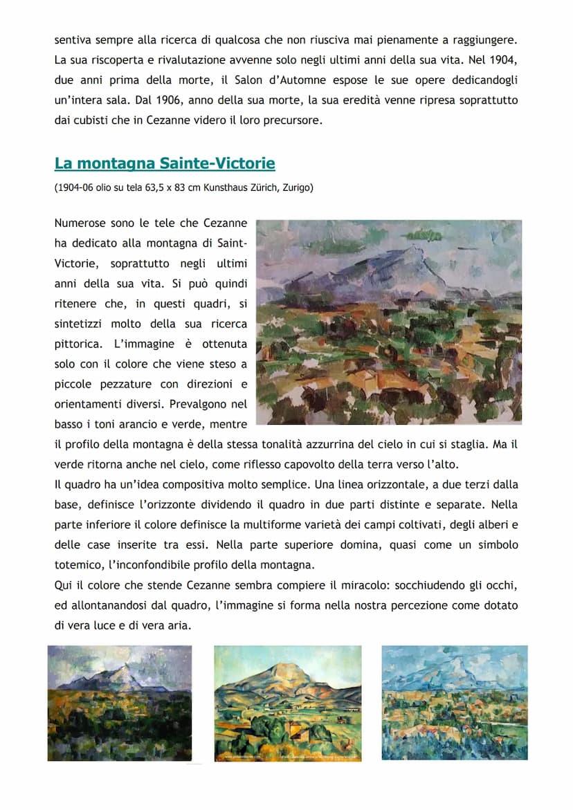 Paul Cezanne
Paul Cezanne (1839-1906) è il pittore francese più singolare
ed enigmatico di tutta la pittura francese post-
impressionista.
N