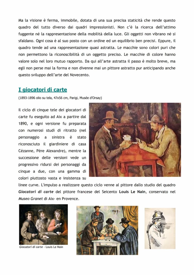 Paul Cezanne
Paul Cezanne (1839-1906) è il pittore francese più singolare
ed enigmatico di tutta la pittura francese post-
impressionista.
N
