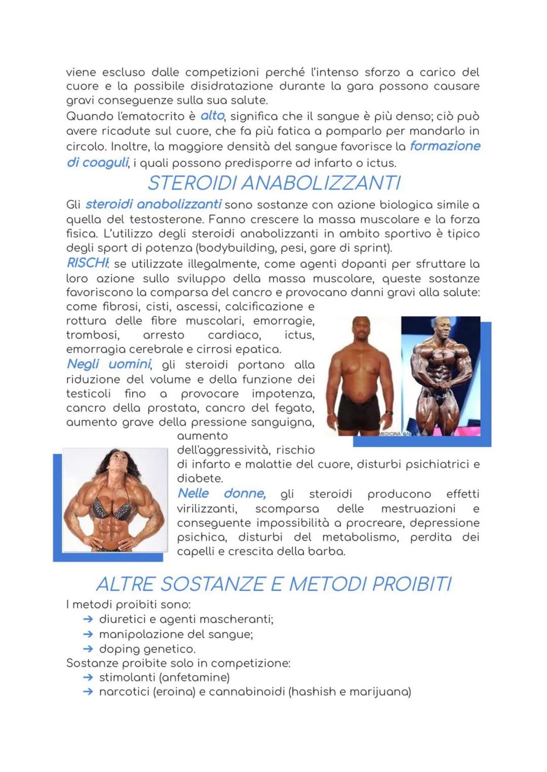 aumentare
il
IL DOPING NELLO SPORT
Che cosa si intende con il termine "doping"?
Con il termine doping si intende
l'uso di particolari sostan