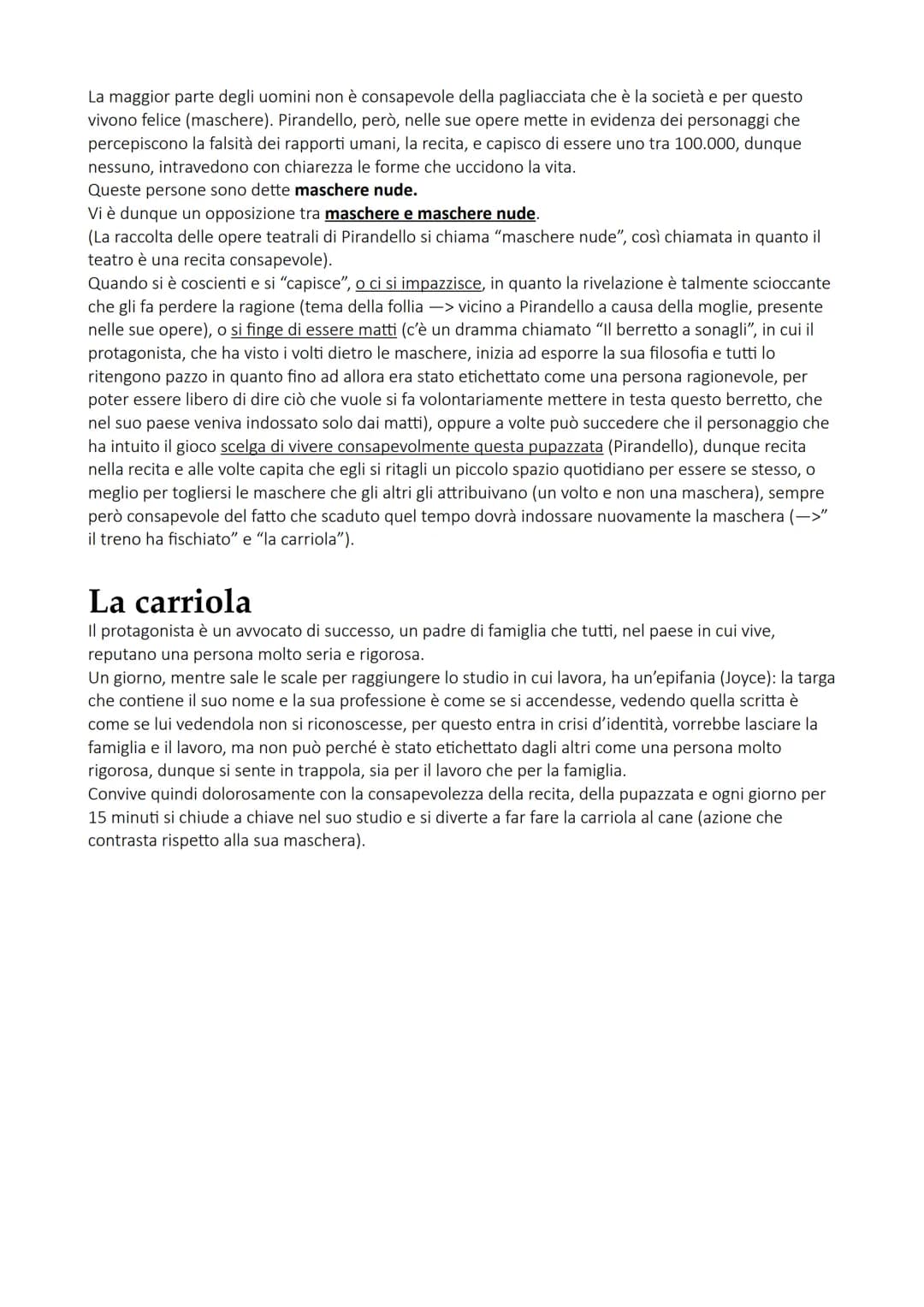 La poetica dell'umorismo
Si tratta di una poetica spiegata in un saggio pubblicato nel 1908, intitolato "umorismo" o "saggio
sull'umorismo",
