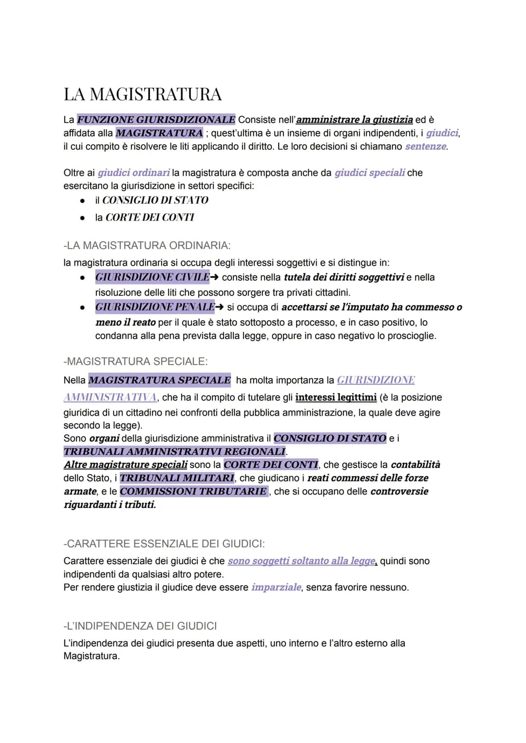 LA MAGISTRATURA