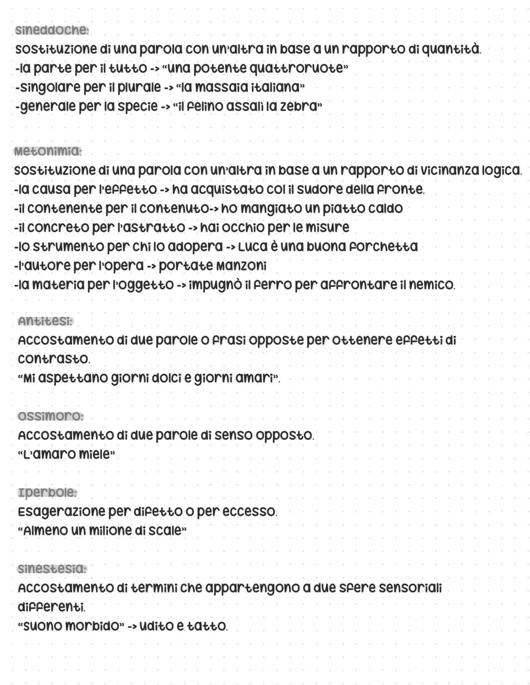 Tutte le figure retoriche: Elenco e esempi PDF di posizione e significato