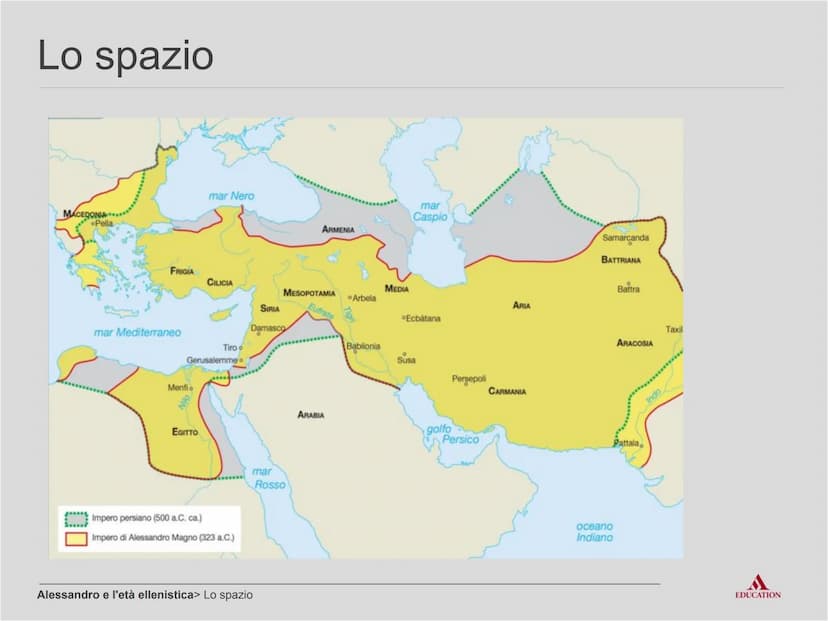 Alessandro
e l'età ellenistica
EDUCATION Per cominciare
EDUCATION I processi
Sparta e Tebe tentano di
imporre la propria egemonia
sulla Grec