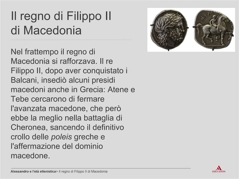 Alessandro
e l'età ellenistica
EDUCATION Per cominciare
EDUCATION I processi
Sparta e Tebe tentano di
imporre la propria egemonia
sulla Grec