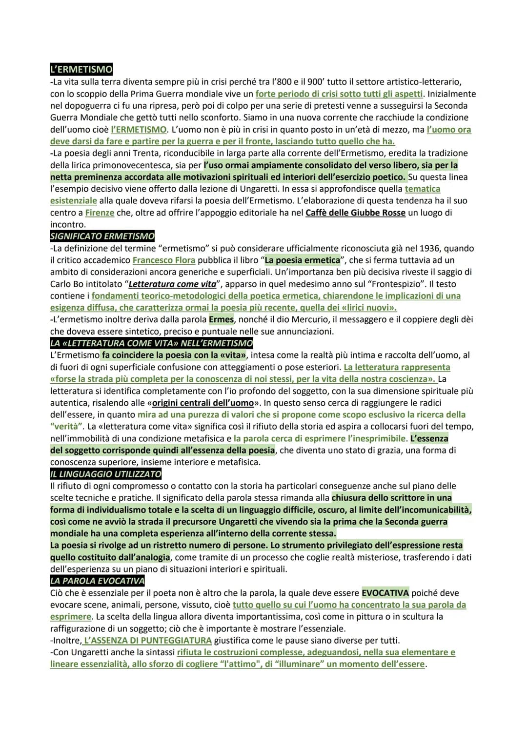 Ungaretti e Montale