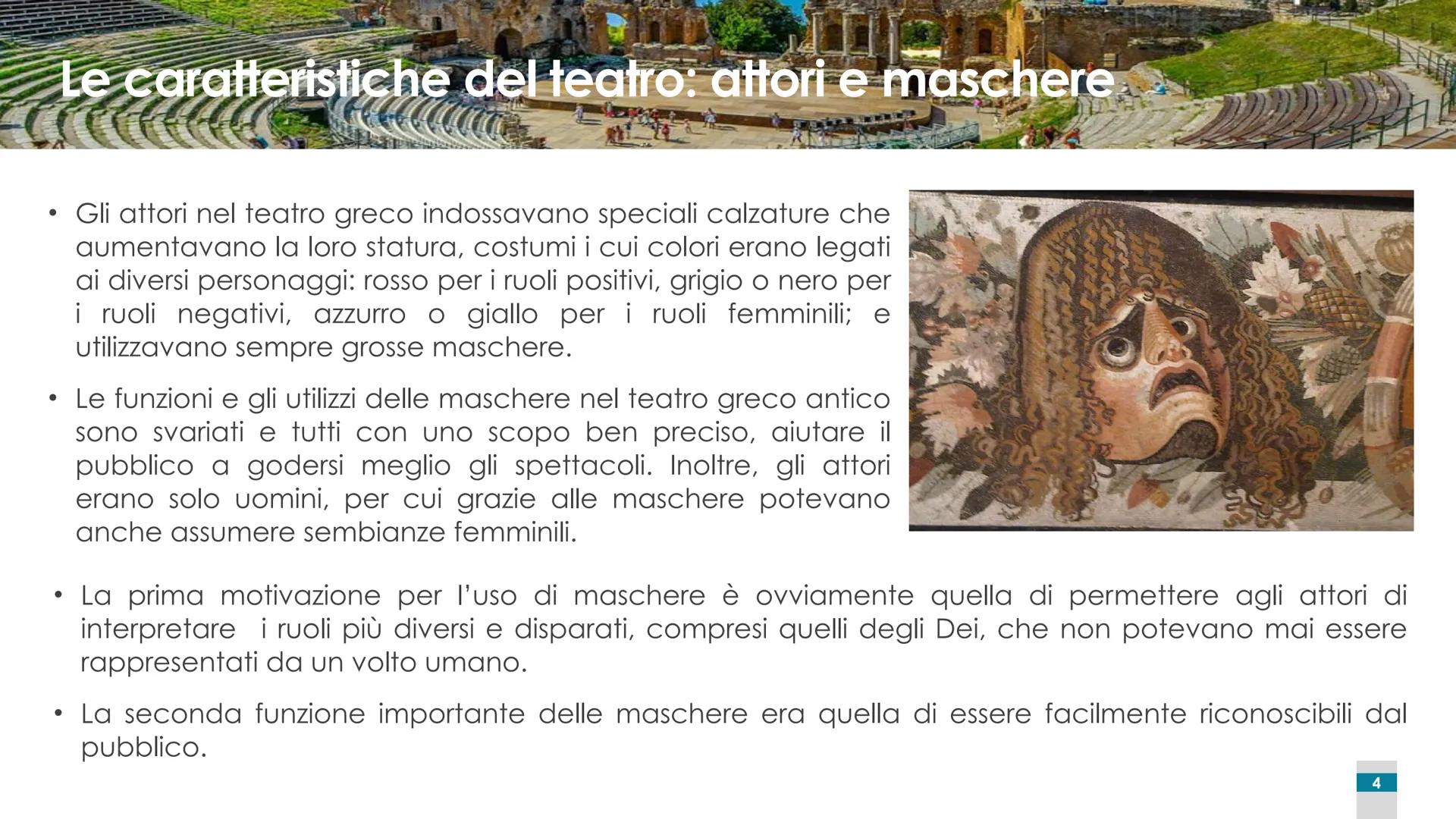 IL TEATRO GRECO
CALIGNANO FAUSTO - 2^ A
Liceo Classico Statale "JACOPO SANNAZARO"
):)
1 Le caratteristiche del teatro
Il teatro greco era un