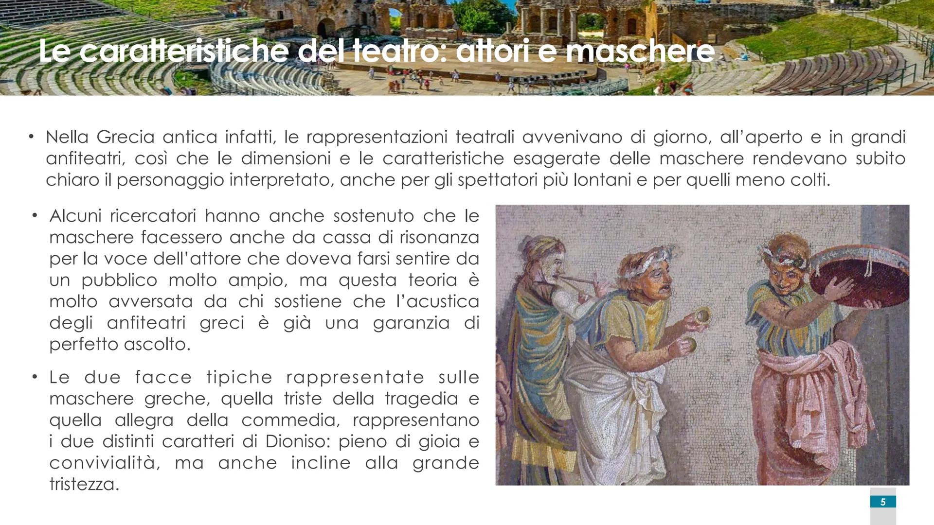 IL TEATRO GRECO
CALIGNANO FAUSTO - 2^ A
Liceo Classico Statale "JACOPO SANNAZARO"
):)
1 Le caratteristiche del teatro
Il teatro greco era un