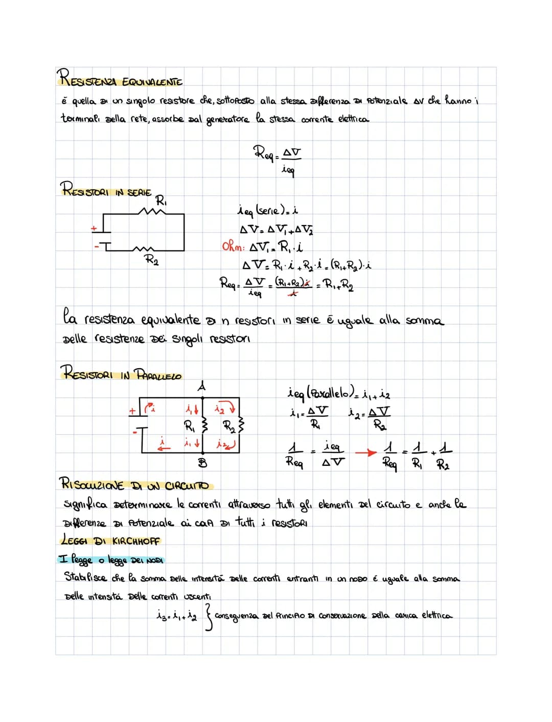 CORRENTE ELETTRICA
Si chiama corrente elettrica un moto orginato di cariche elettriche.
INTENSITA DI CORRENTE
è il rapporto tra la quantità 