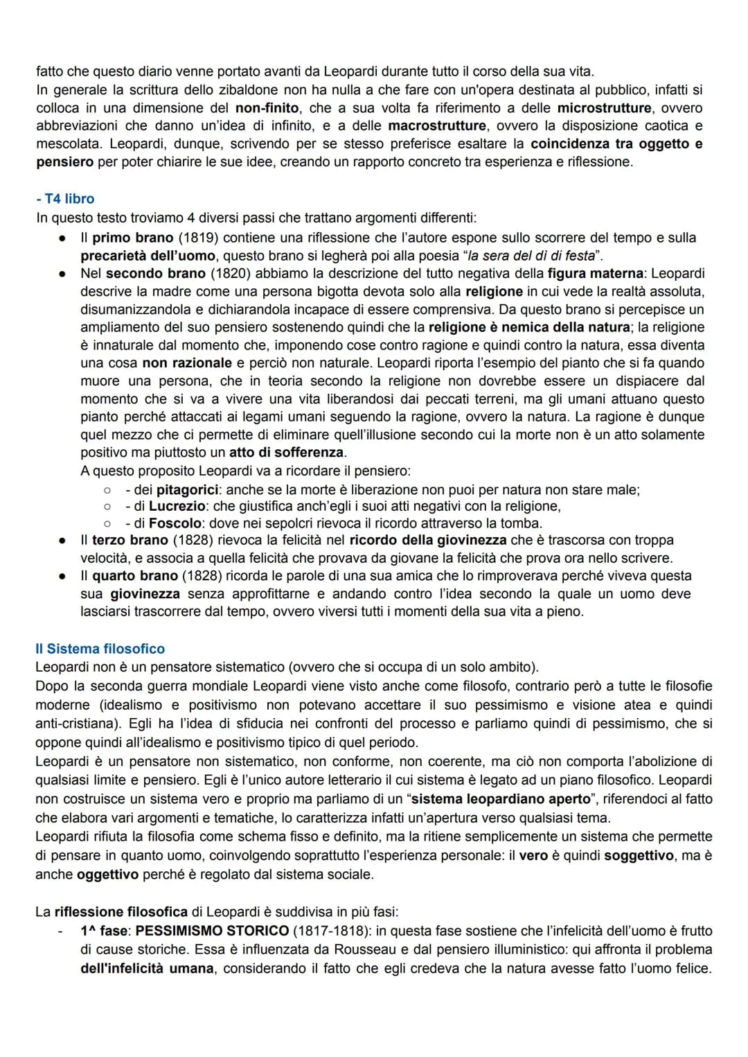 LEOPARDI
La Vita
La vicenda di Leopardi si svolge durante il Romanticismo, egli presenta una posizione totalmente
classicista ma resta sensi