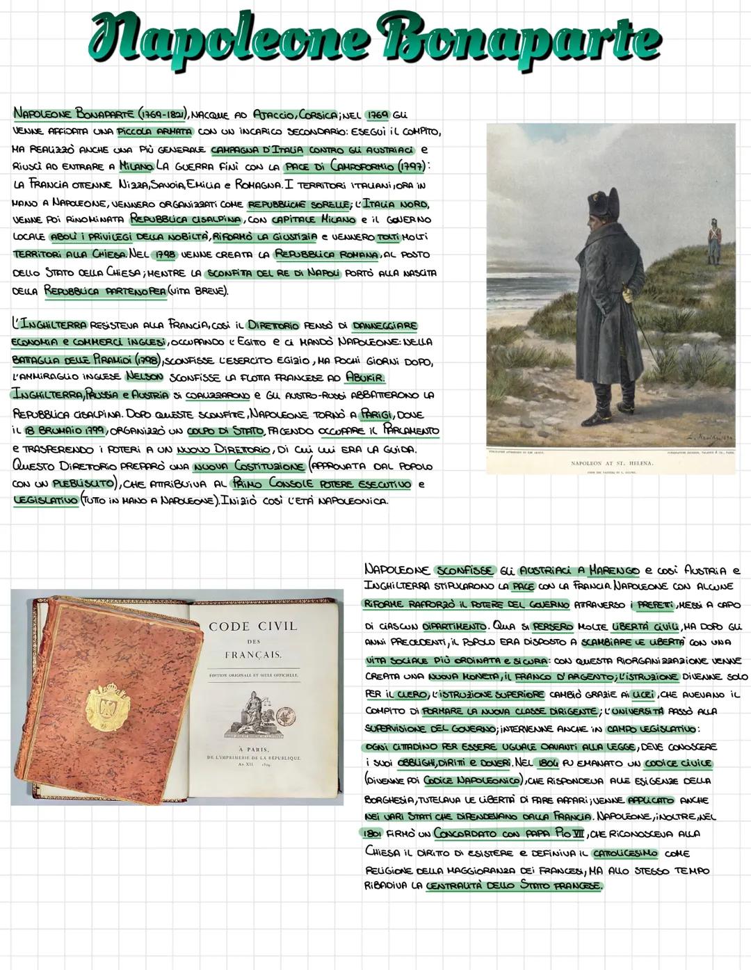 # Napoleone Bonaparte

NAPOLEONE BONAPARTE (1769-1821), NACQUE AD AJACCIO, CORSICA;NEL 1769 Gu
VENNE AFFIDATA UNA PICCOLA ARMATA CON ON INCA