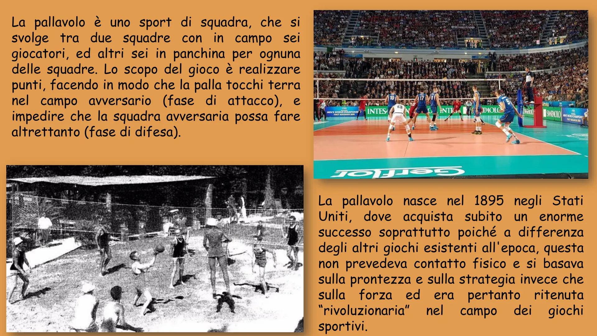 # LA PALLAVOLO

A.s. 2021-2022 La pallavolo è uno sport di squadra, che si
svolge tra due squadre con in campo sei
giocatori, ed altri sei i