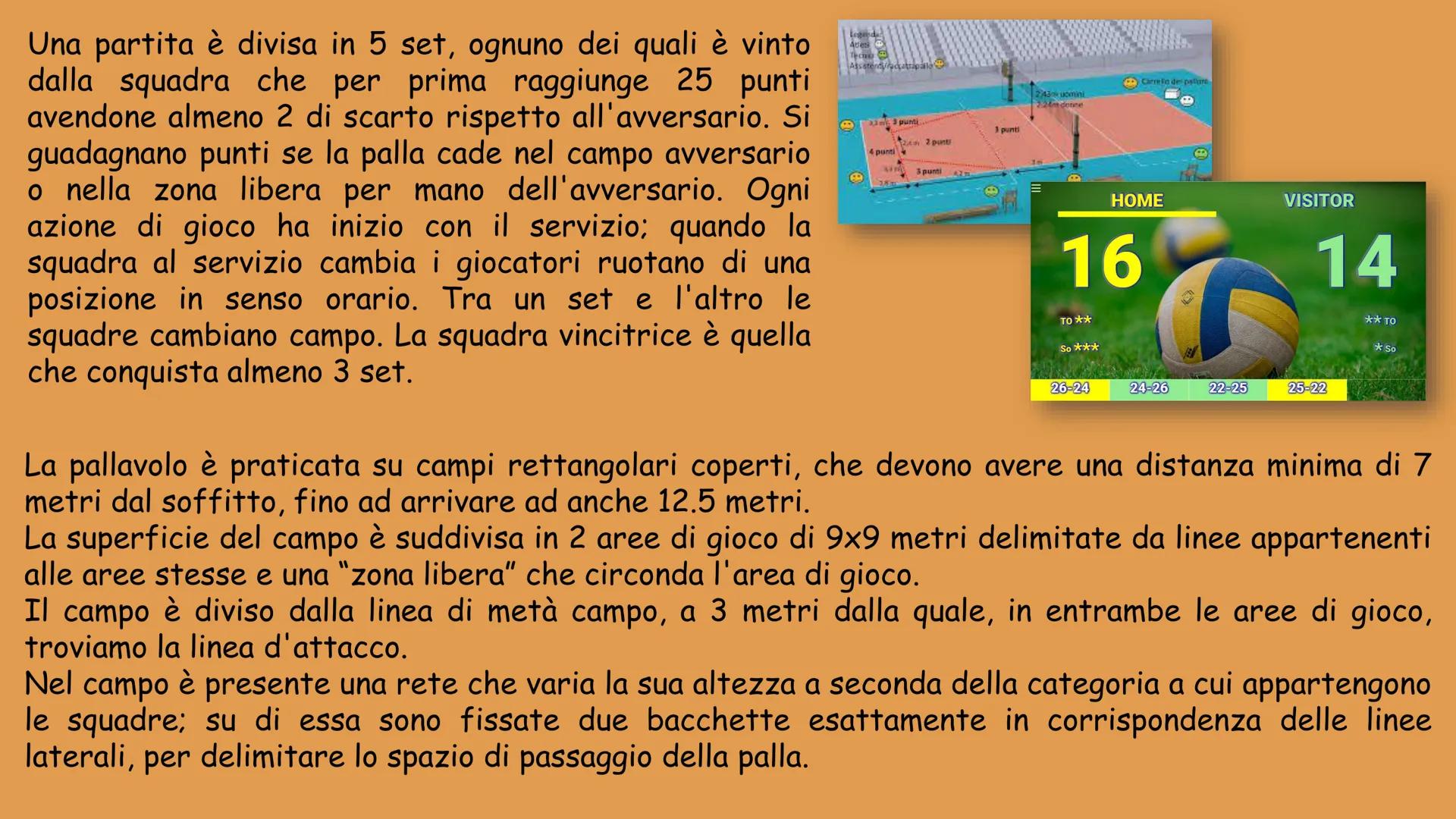 # LA PALLAVOLO

A.s. 2021-2022 La pallavolo è uno sport di squadra, che si
svolge tra due squadre con in campo sei
giocatori, ed altri sei i