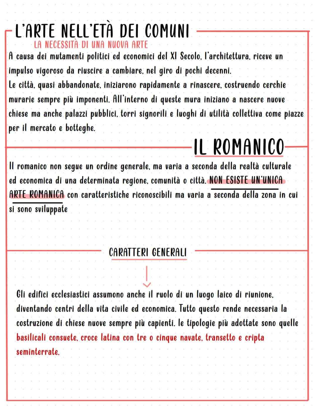 -L'ARTE NELL'ETÀ DEI COMUNI
LA NECESSITA DI UNA NUOVA ARTE
A causa dei mutamenti politici ed economici del XI Secolo, l'architettura, riceve