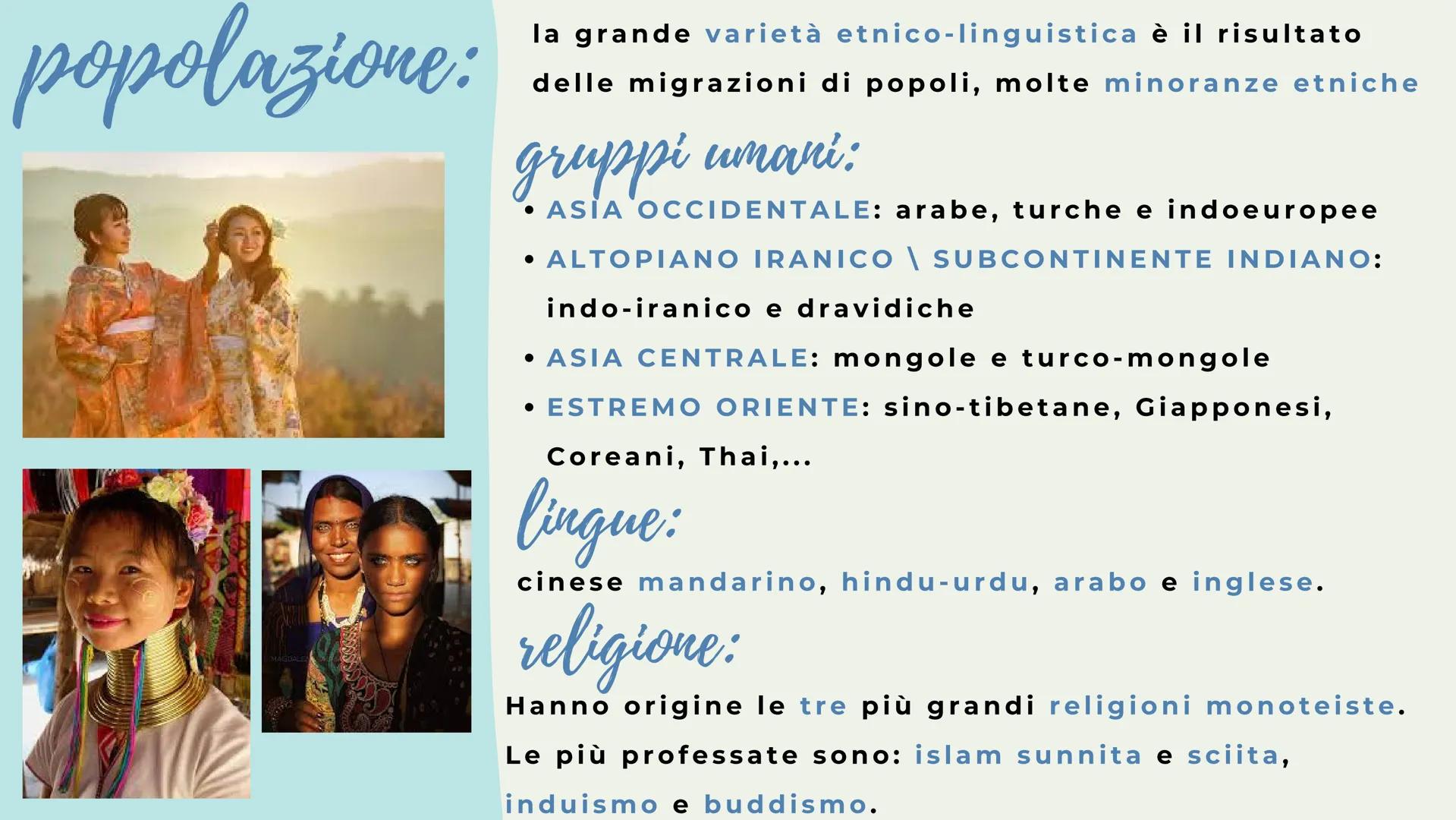 countries

ASIA

ROAD TRIP ITINERARY localizzazione:

emisfero: boreale \ australe
continente più grande, più popoloso e più
densamente abit