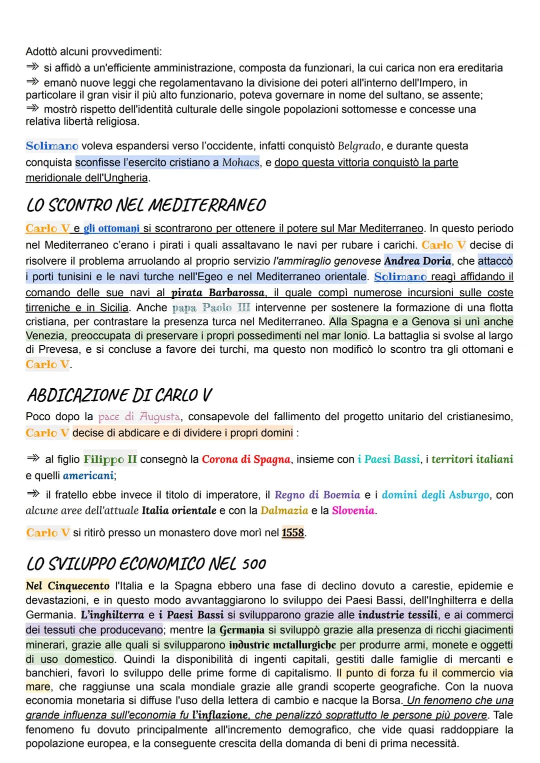 Carlo V
Carlo V ereditò il titolo di Duca di Borgogna dal padre, nel 1516 divenne re di Spagna. Il suo regno
comprendeva Borgogna, i paesi b