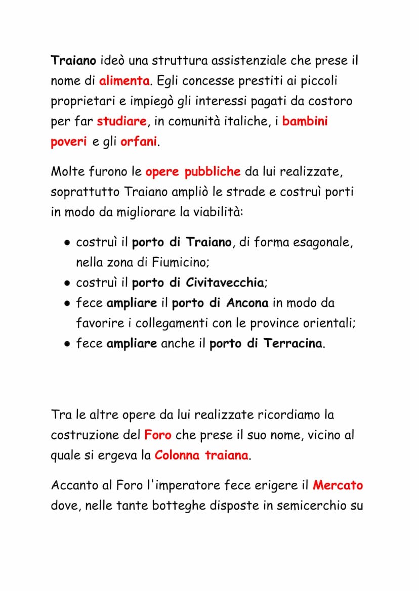 Il principato adottivo
Il successore di Nerva fu Traiano che fu adottato
da Nerva come figlio ed erede al fine di evitare lotte
per la succe