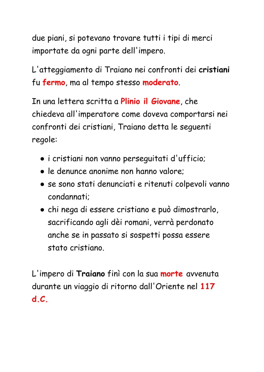 Il principato adottivo
Il successore di Nerva fu Traiano che fu adottato
da Nerva come figlio ed erede al fine di evitare lotte
per la succe