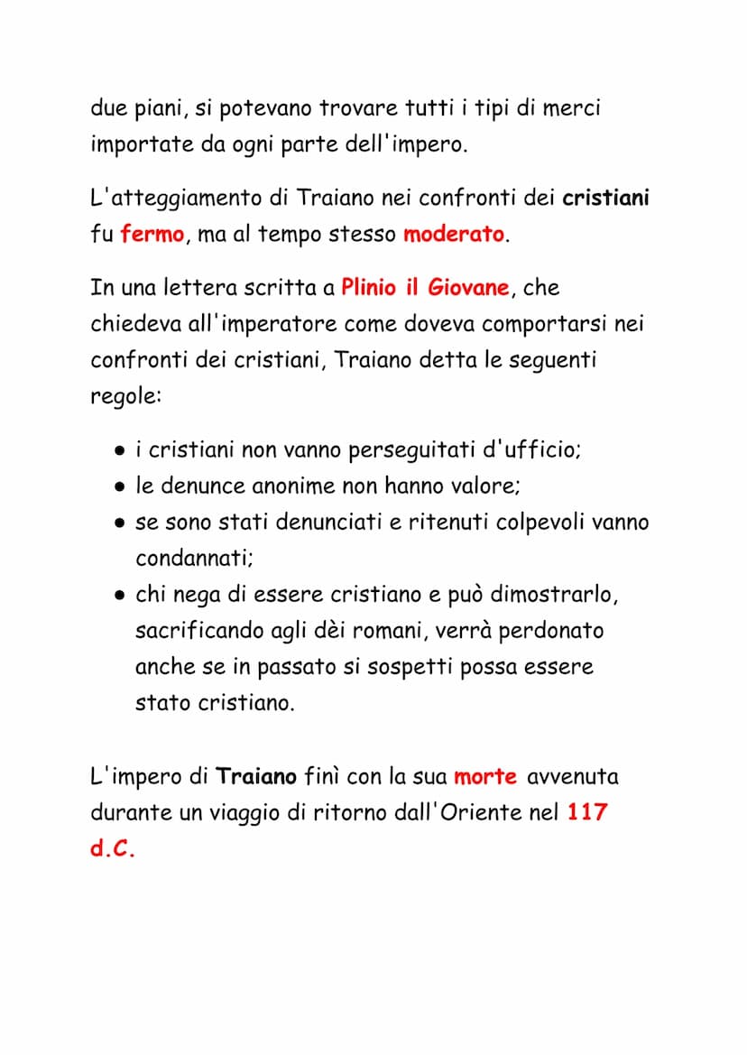 Il principato adottivo
Il successore di Nerva fu Traiano che fu adottato
da Nerva come figlio ed erede al fine di evitare lotte
per la succe