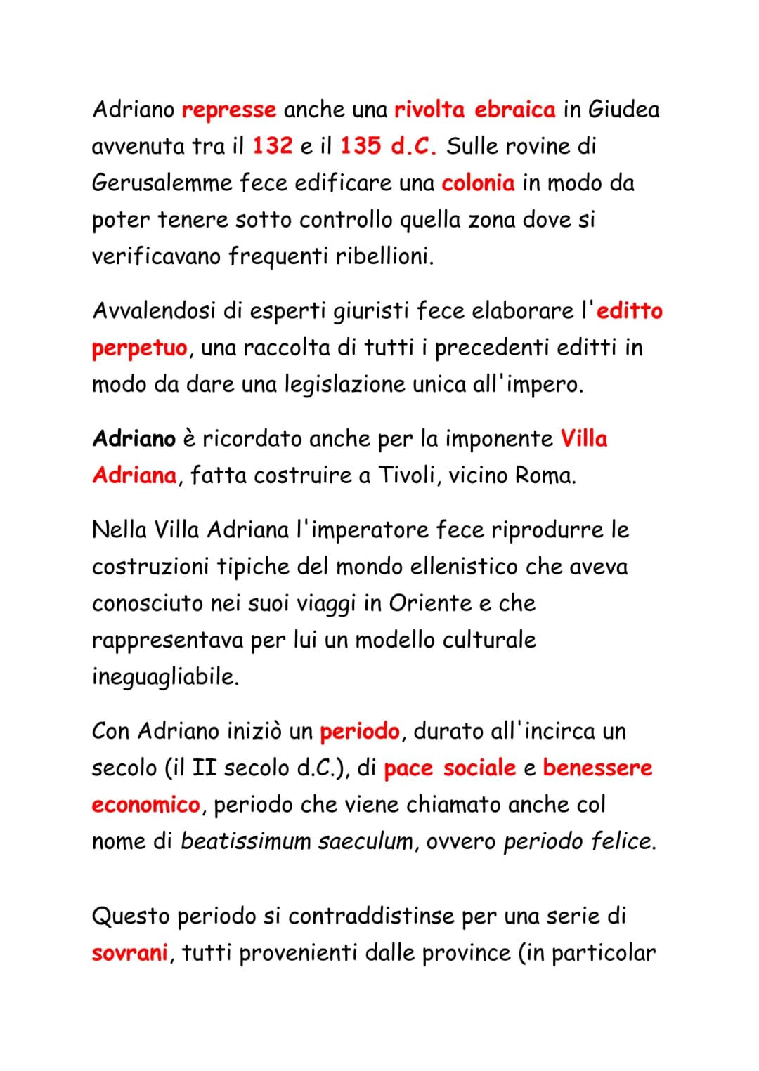 Il principato adottivo
Il successore di Nerva fu Traiano che fu adottato
da Nerva come figlio ed erede al fine di evitare lotte
per la succe