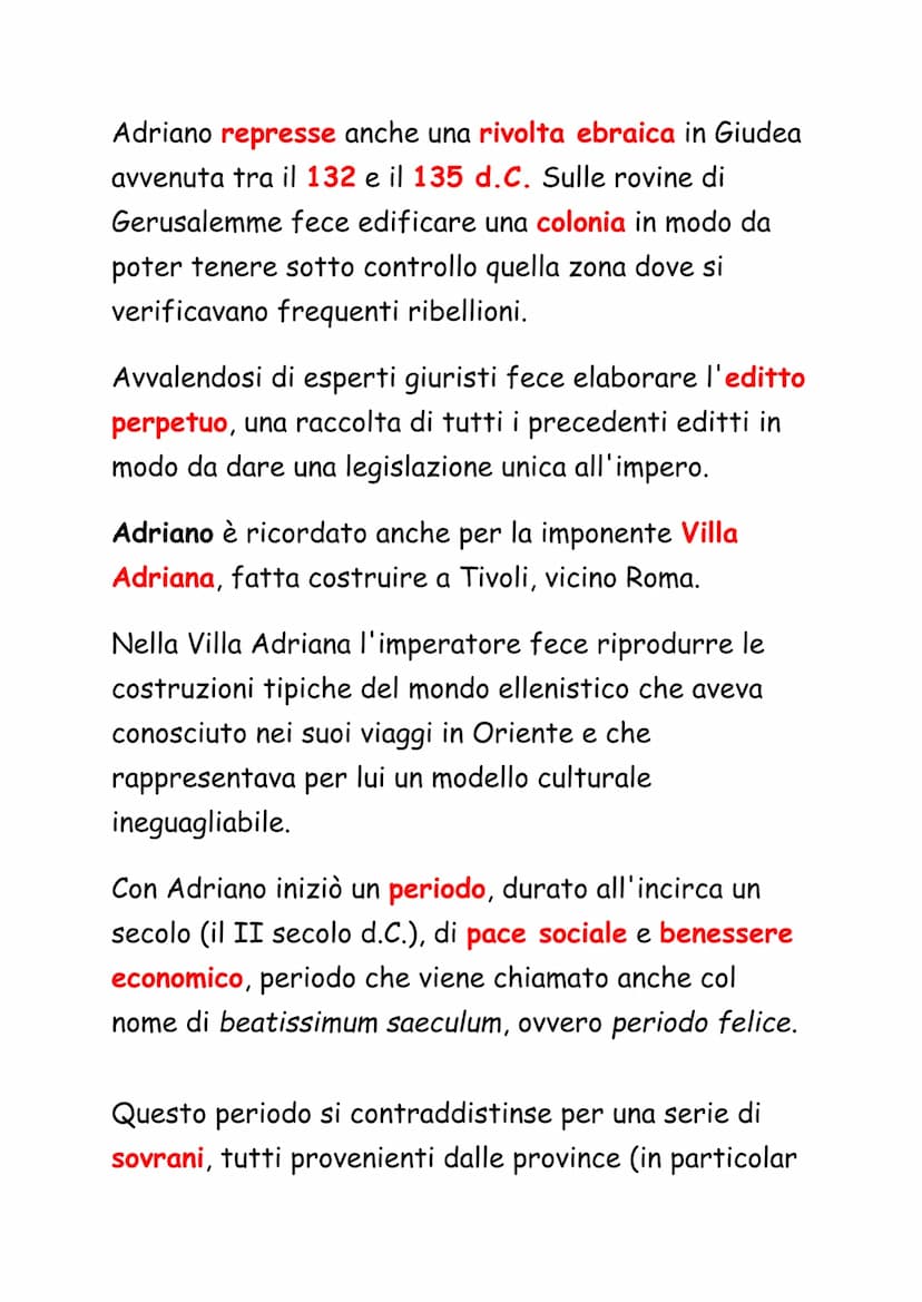 Il principato adottivo
Il successore di Nerva fu Traiano che fu adottato
da Nerva come figlio ed erede al fine di evitare lotte
per la succe