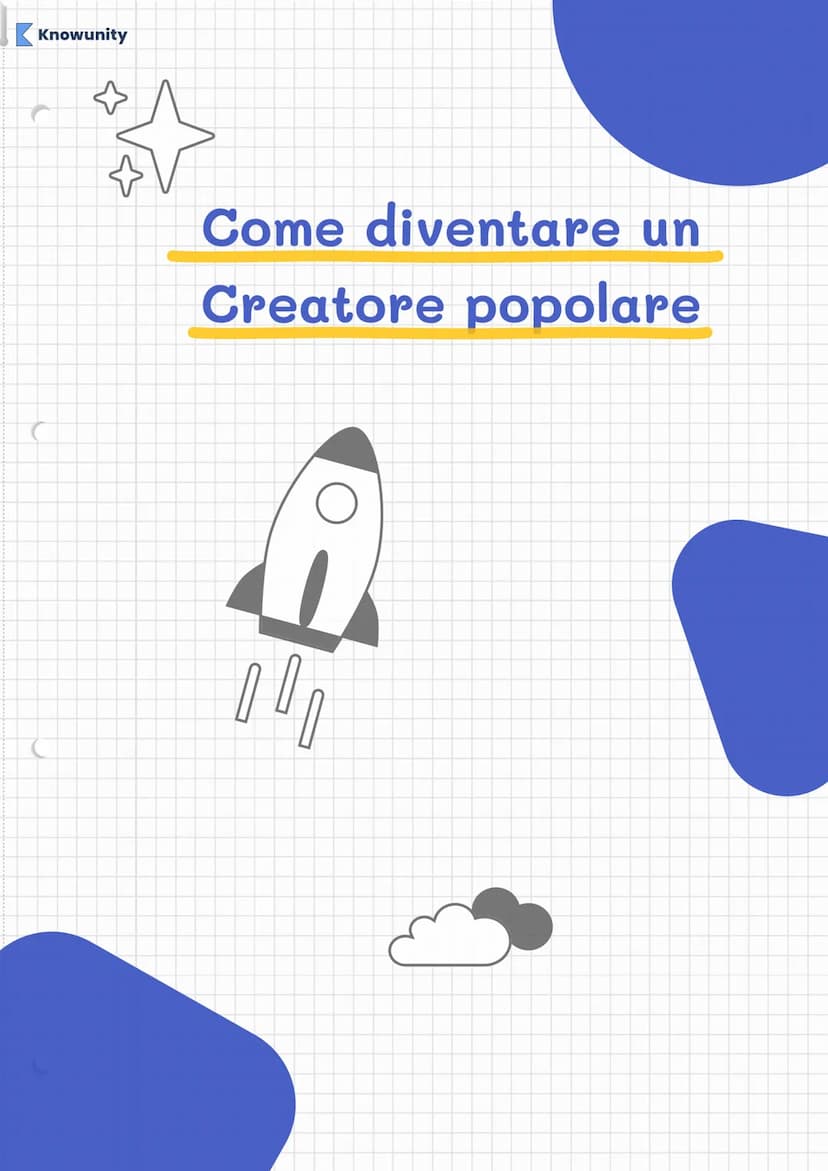 Knowunity
Benvenuti nel Club dei
creatori! Scopri i tuoi
vantaggi Knowunity
Congratulazioni, ora sei un membro
del Club dei Creatori di Know