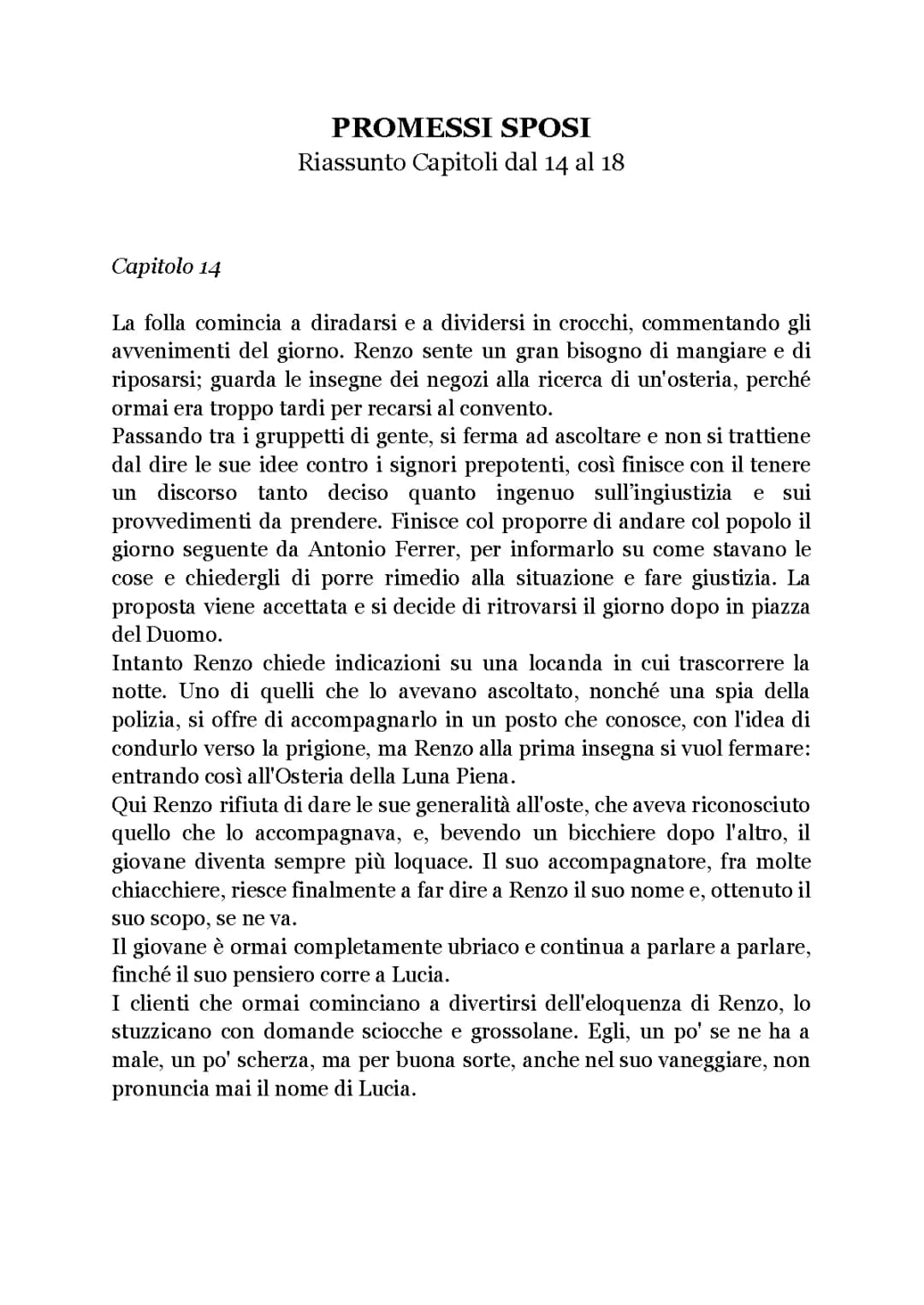 I promessi sposi 