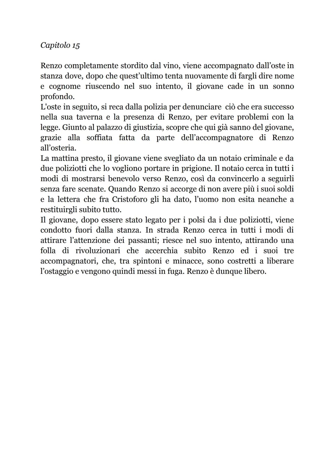 PROMESSI SPOSI
Riassunto Capitoli dal 14 al 18
Capitolo 14
La folla comincia a diradarsi e a dividersi in crocchi, commentando gli
avvenimen