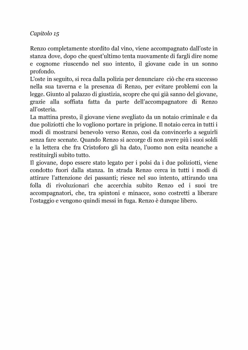 PROMESSI SPOSI
Riassunto Capitoli dal 14 al 18
Capitolo 14
La folla comincia a diradarsi e a dividersi in crocchi, commentando gli
avvenimen