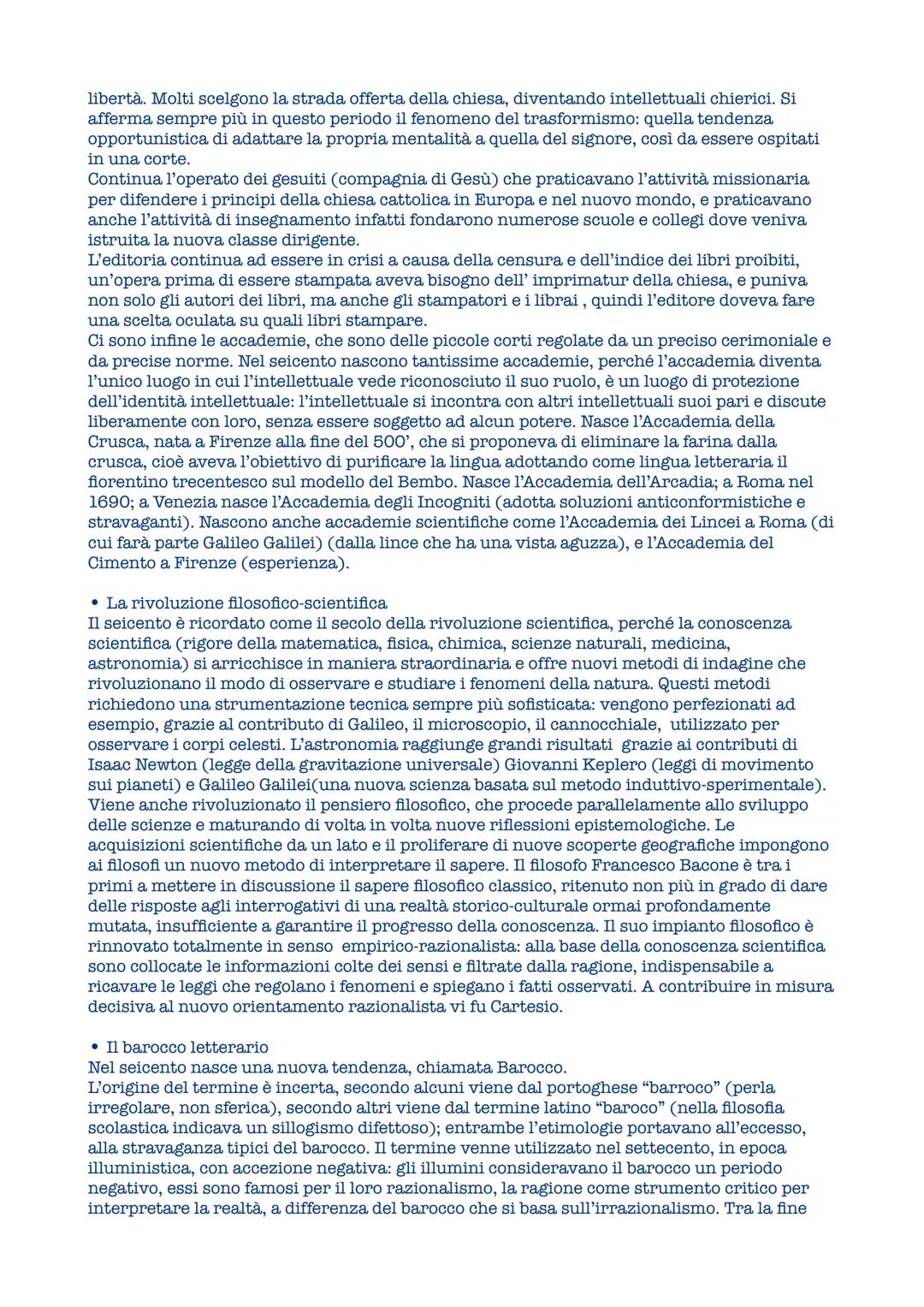 L'età del Barocco e della Nuova Scienza
• La storia politica
Nel 1648 viene Stipulata la pace di Westfalia, con cui si era conclusa la guerr