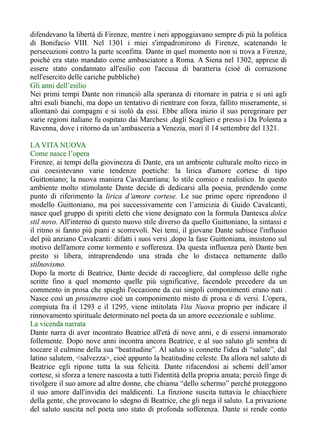 II DOLCE STIL NOVO

A Firenze si forma il nucleo più importante di una tendenza politica: "il dolce Stil
novo. I poeti che ne sono esponenti