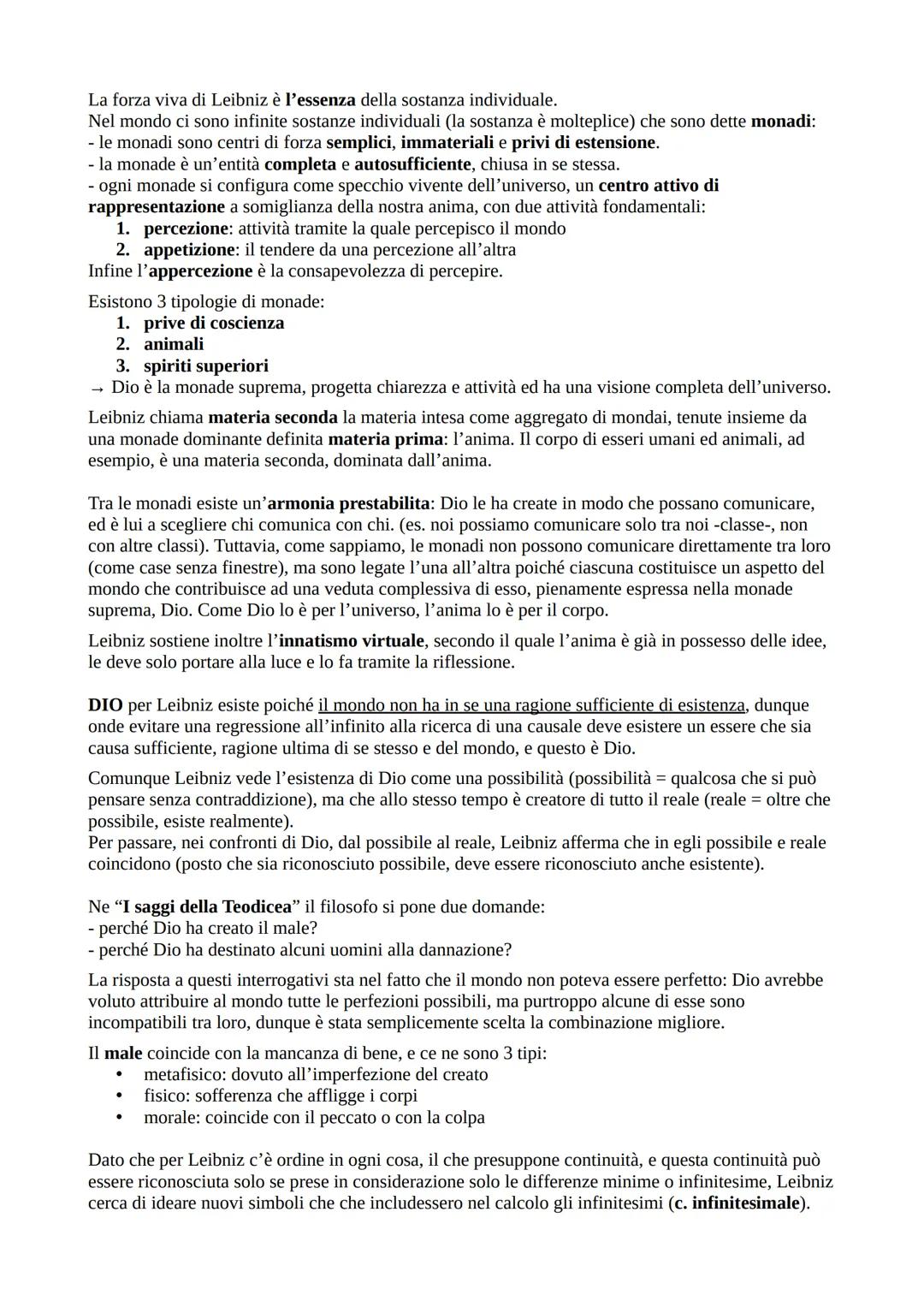# LEIBNIZ

LA VITA

Nasce in Germania nel 1646. Nella vita dedica i suoi studi a filosofia, giurisprudenza e ricerca
naturalistica. Divenne 