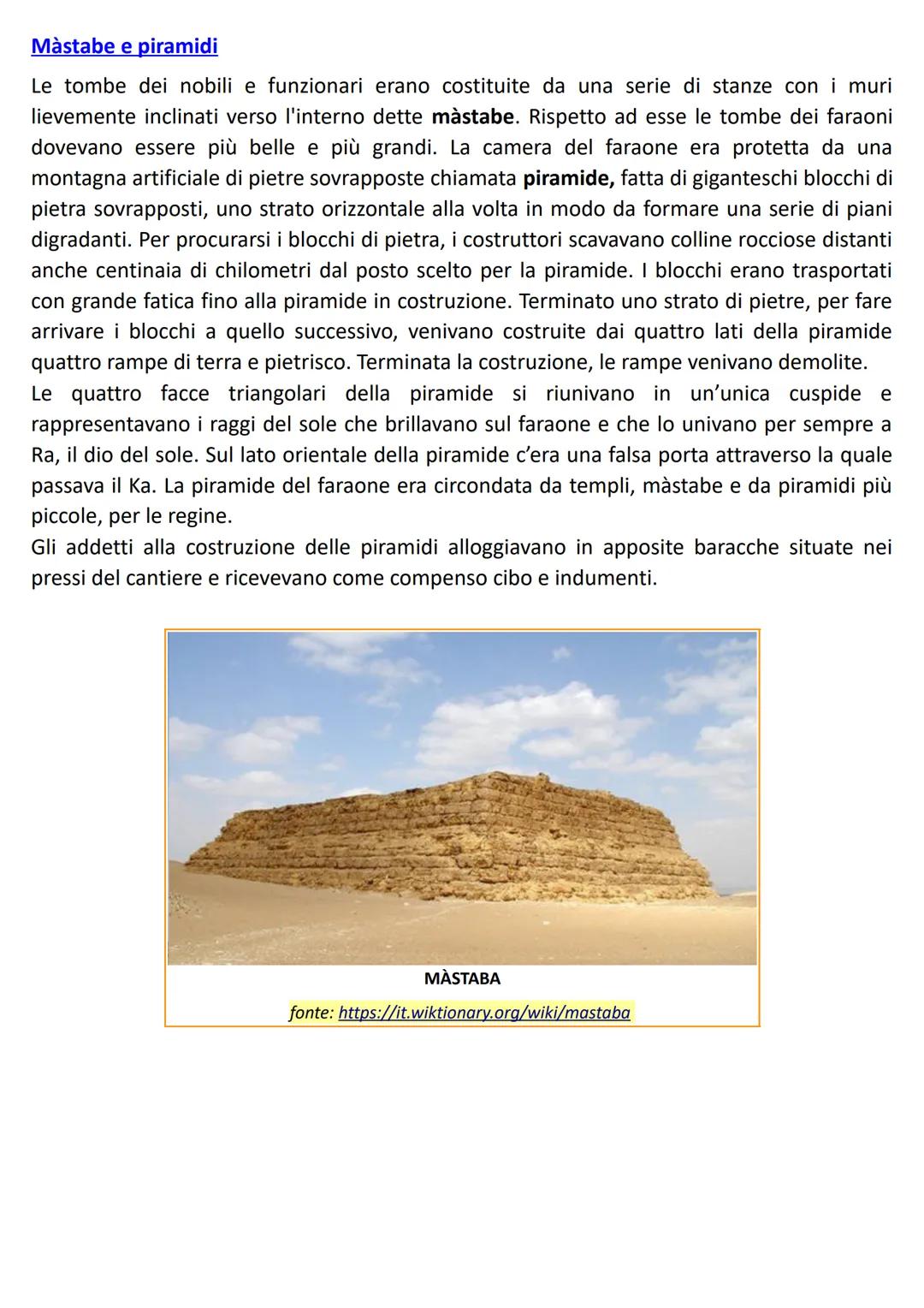 Gli Egiziani
L'Egitto, dono del Nilo
Il grande storico greco Erodoto definì l'Egitto
<<dono del Nilo». Infatti, le periodiche piene del
fium