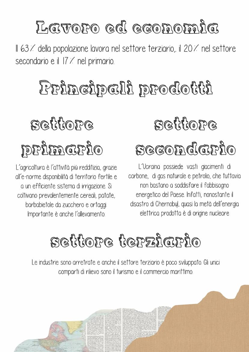 L'ucraina
Confini
Confina a Ovest con la Moldova, la
Romania, l'Ungheria, la Slovacchia
e la Polonia. A Nord con la
Bielorussia e la Russia.
