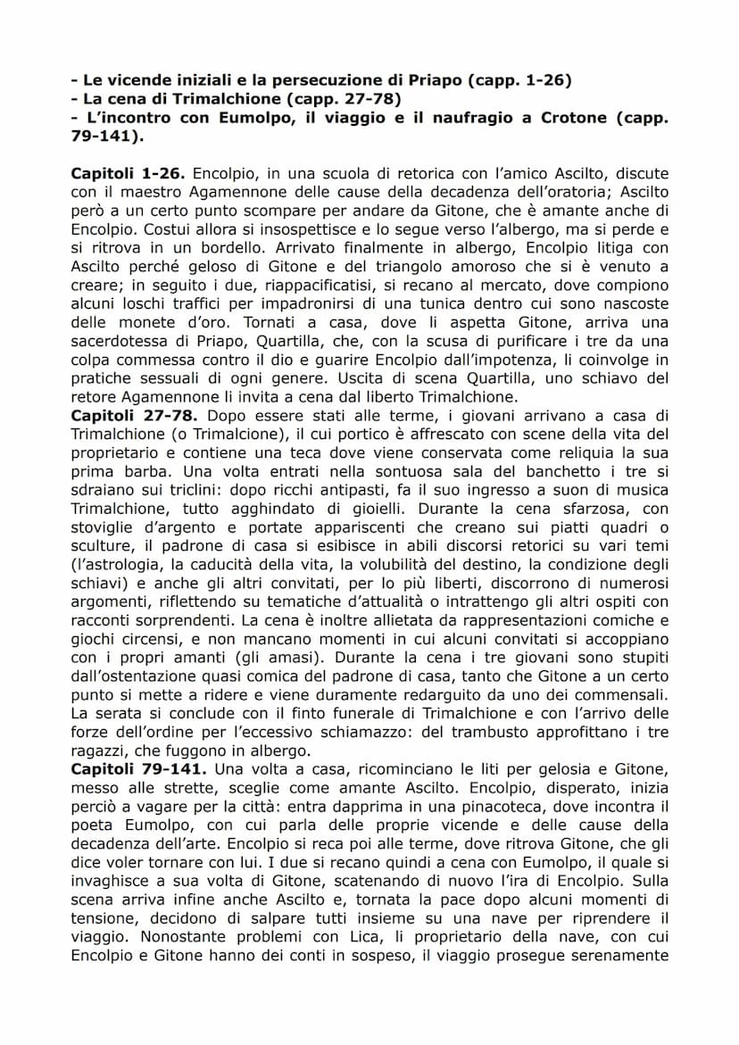 
<p>L'autore del Satyricon viene chiamato, nei manoscritti che lo hanno tramandato, con il nome di Caius (o Titus o Publius) Petronius Arbit