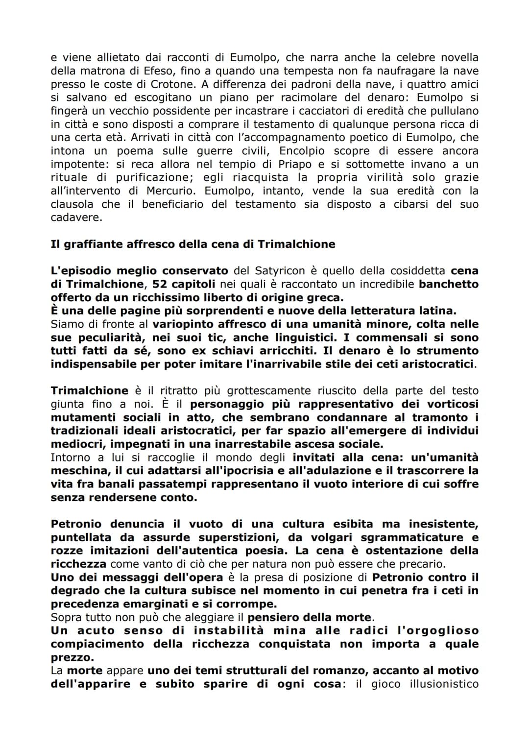 
<p>L'autore del Satyricon viene chiamato, nei manoscritti che lo hanno tramandato, con il nome di Caius (o Titus o Publius) Petronius Arbit