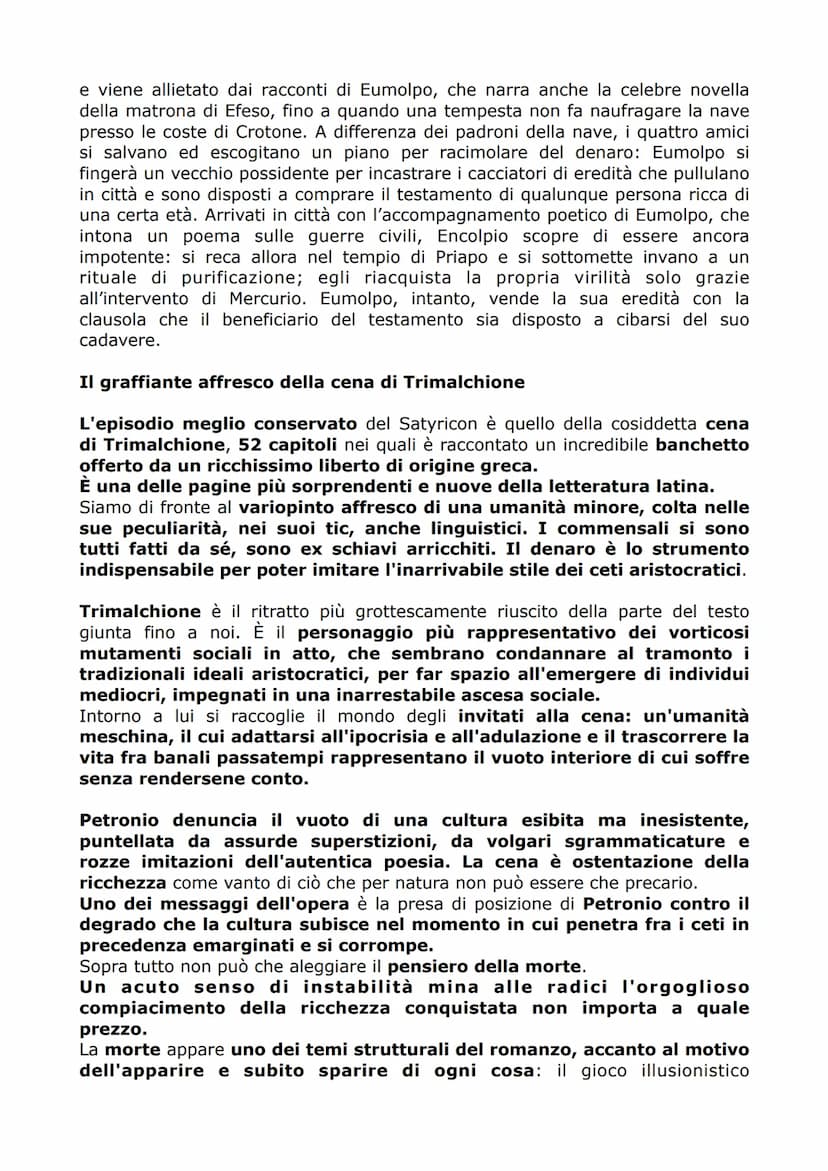 
<p>L'autore del Satyricon viene chiamato, nei manoscritti che lo hanno tramandato, con il nome di Caius (o Titus o Publius) Petronius Arbit