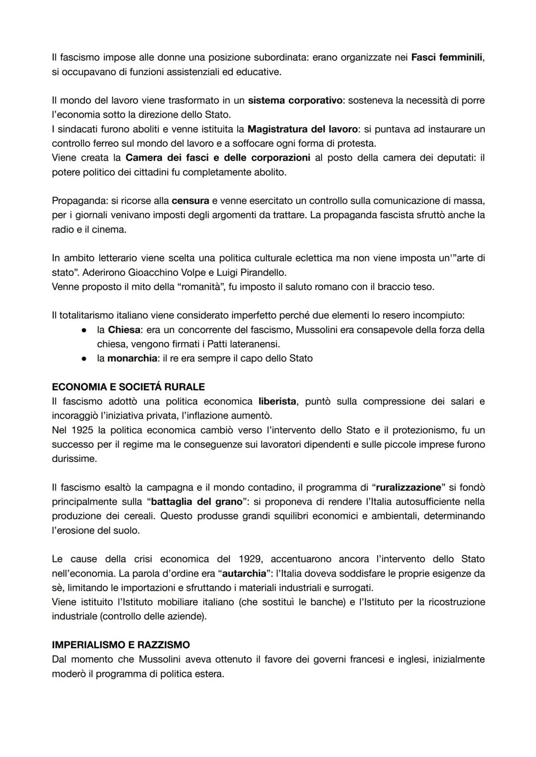 I TOTALITARISMI
IL FASCISMO
LA COSTRUZIONE DEL REGIME
Quando Mussolini divenne primo ministro, esisteva ancora un'opposizione parlamentare. 