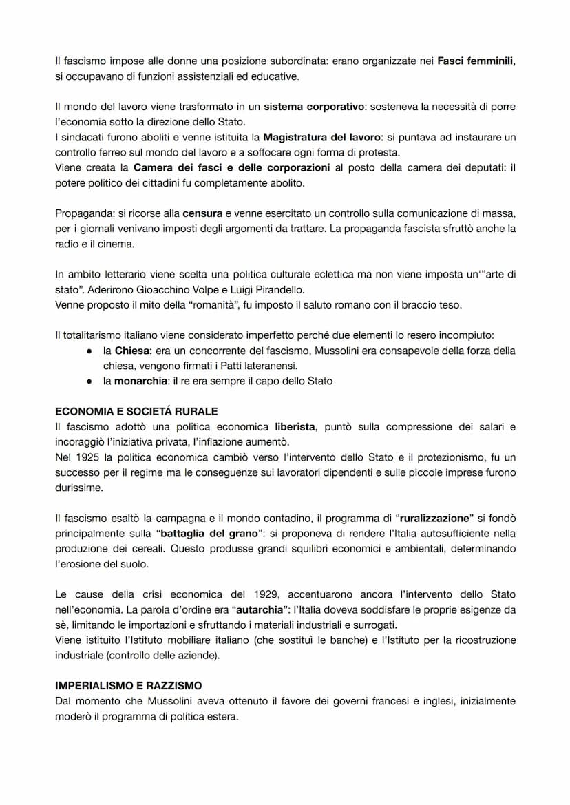 I TOTALITARISMI
IL FASCISMO
LA COSTRUZIONE DEL REGIME
Quando Mussolini divenne primo ministro, esisteva ancora un'opposizione parlamentare. 