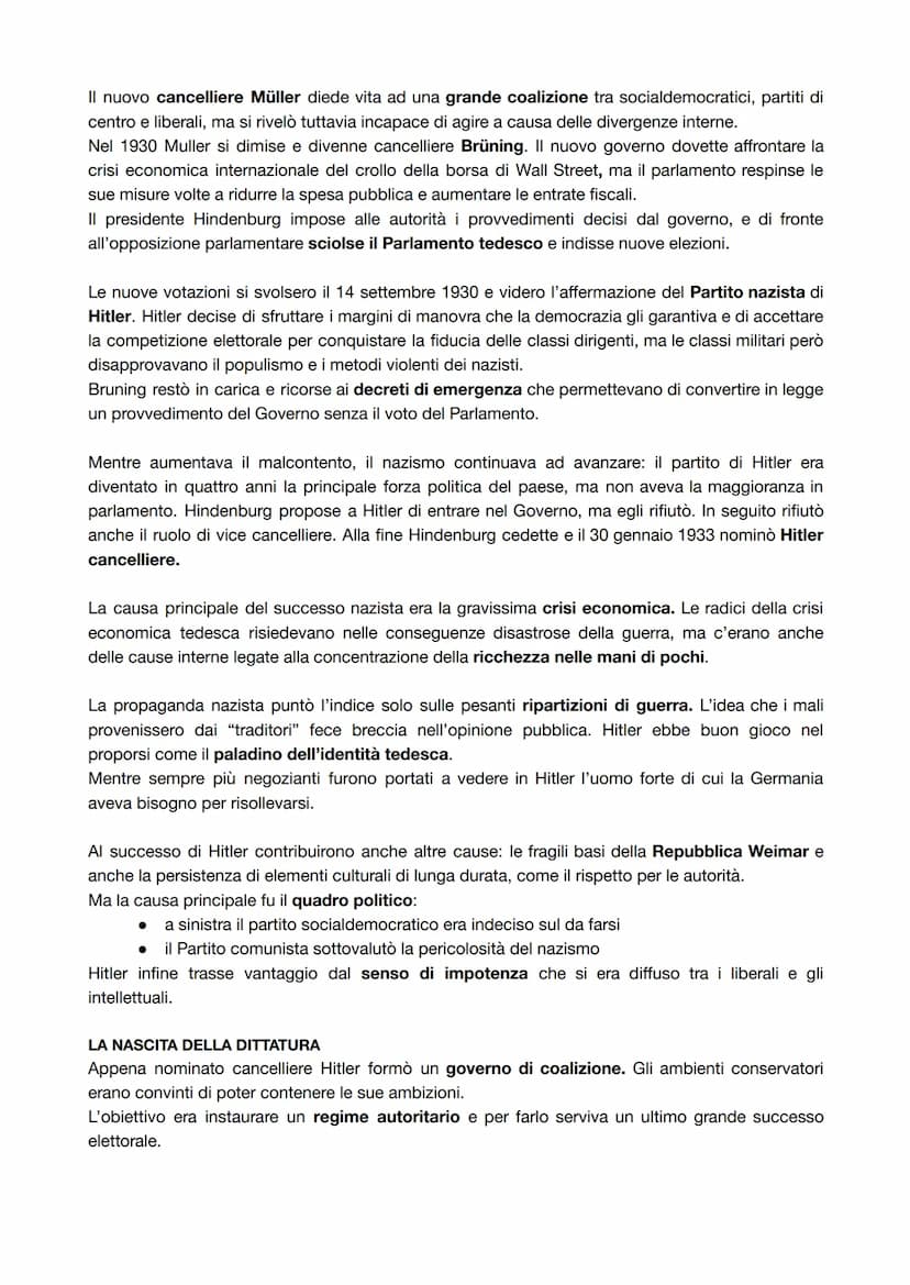 I TOTALITARISMI
IL FASCISMO
LA COSTRUZIONE DEL REGIME
Quando Mussolini divenne primo ministro, esisteva ancora un'opposizione parlamentare. 